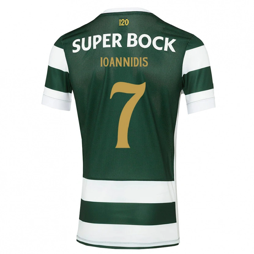 Danxen Damen Fotis Ioannidis #7 Dunkelschiefergrau Weiß Heimtrikot Trikot 2026/27 T-Shirt