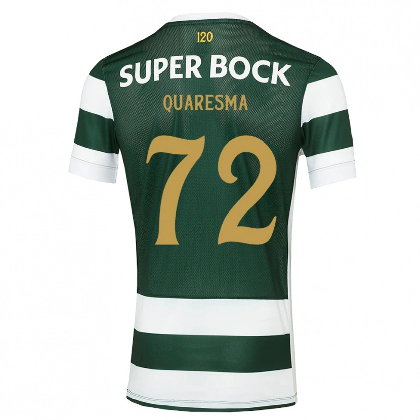 Danxen Damen Eduardo Quaresma #72 Dunkelschiefergrau Weiß Heimtrikot Trikot 2026/27 T-Shirt