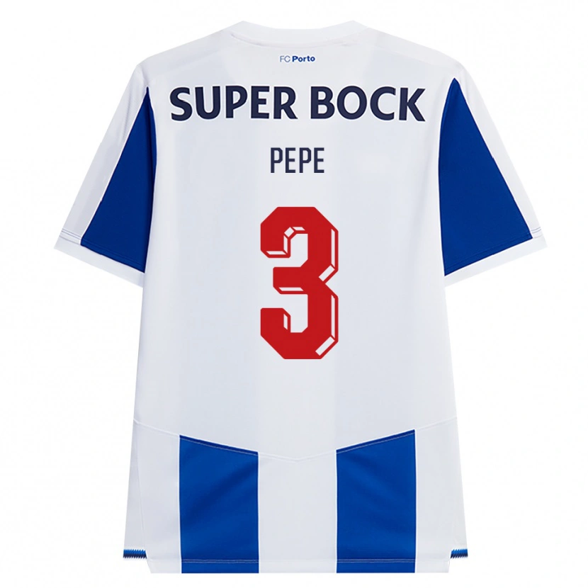Danxen Damen Pepe #3 Blau Weiß Rot Heimtrikot Trikot 2026/27 T-Shirt