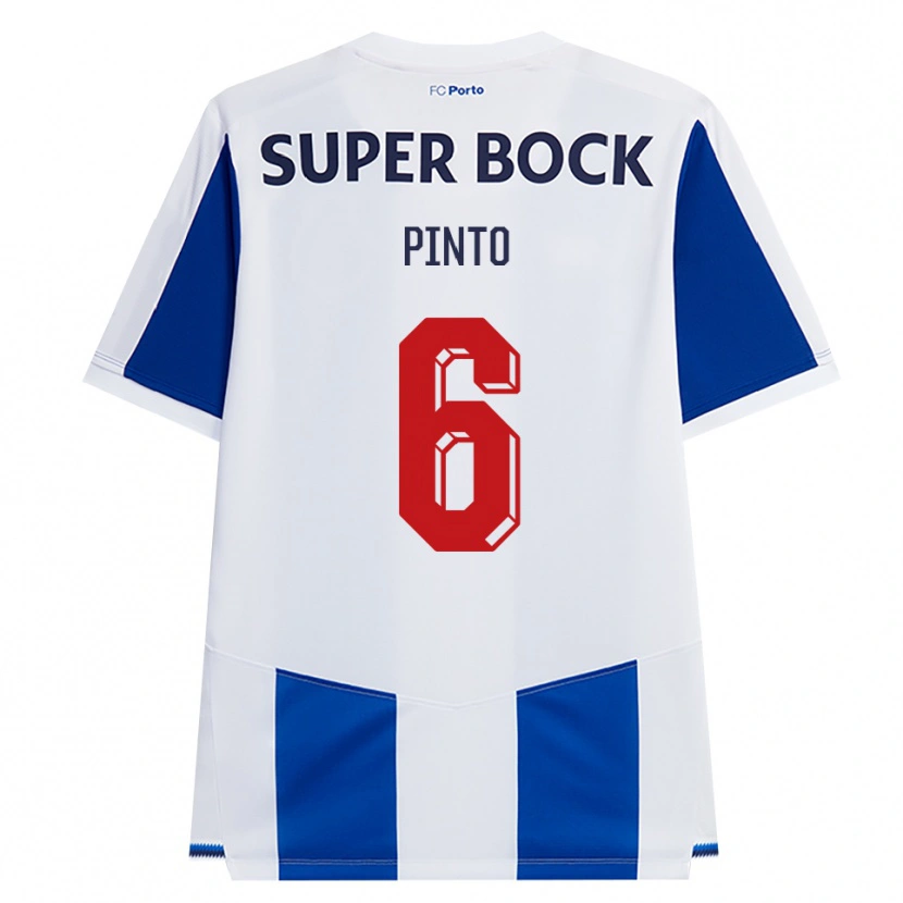 Danxen Damen Gonçalo Pinto #6 Blau Weiß Rot Heimtrikot Trikot 2026/27 T-Shirt
