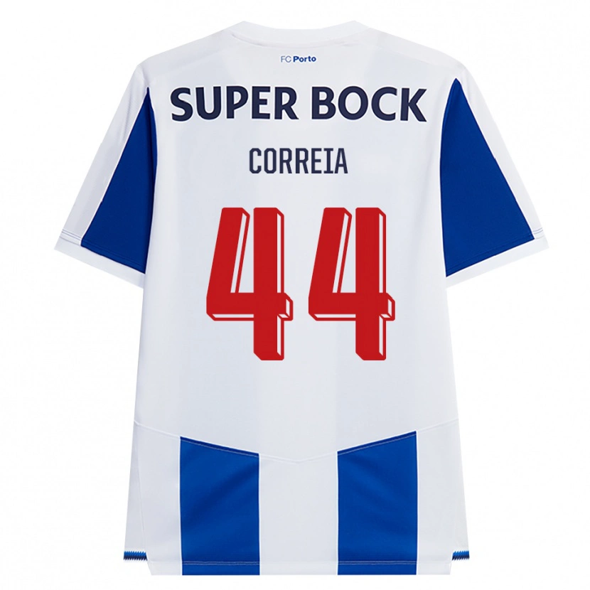 Danxen Damen Romain Correia #44 Blau Weiß Rot Heimtrikot Trikot 2026/27 T-Shirt