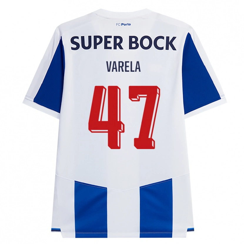 Danxen Damen Cardoso Varela #47 Blau Weiß Rot Heimtrikot Trikot 2026/27 T-Shirt