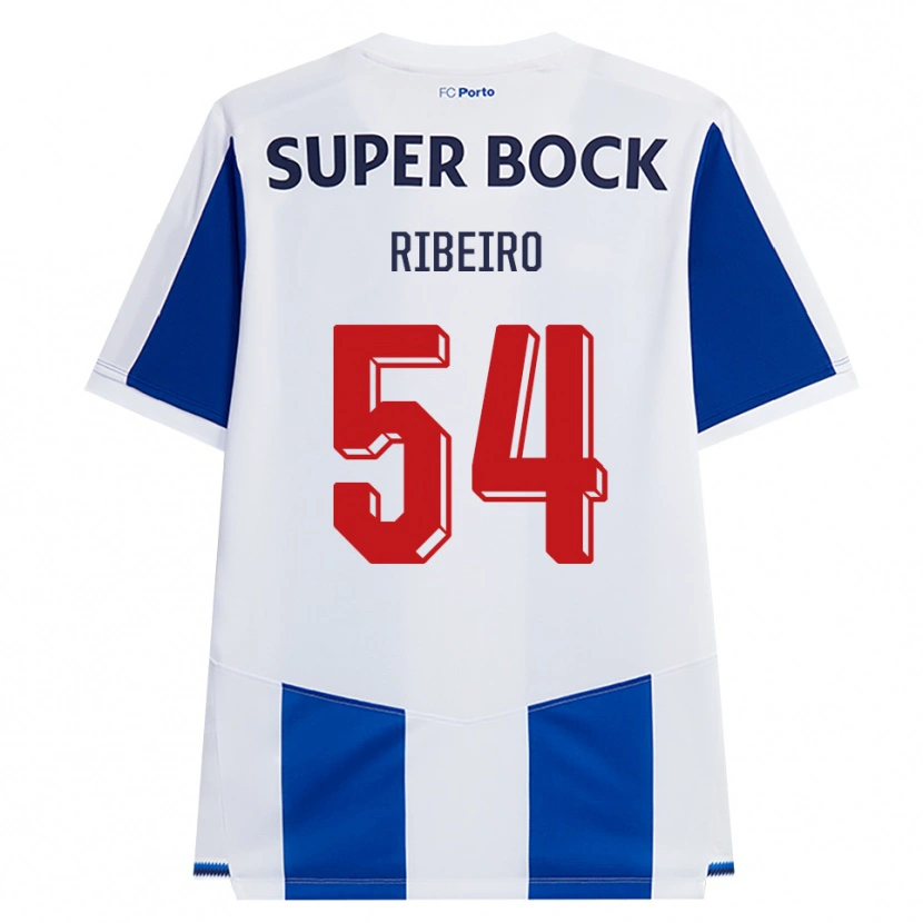 Danxen Damen António Ribeiro #54 Blau Weiß Rot Heimtrikot Trikot 2026/27 T-Shirt