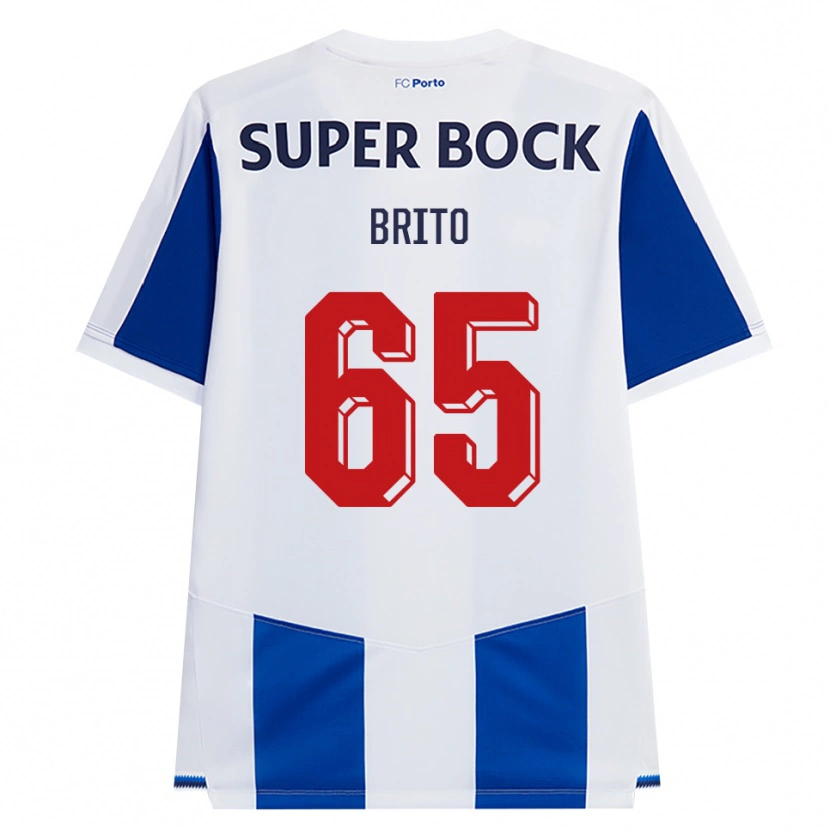 Danxen Damen João Brito #65 Blau Weiß Rot Heimtrikot Trikot 2026/27 T-Shirt