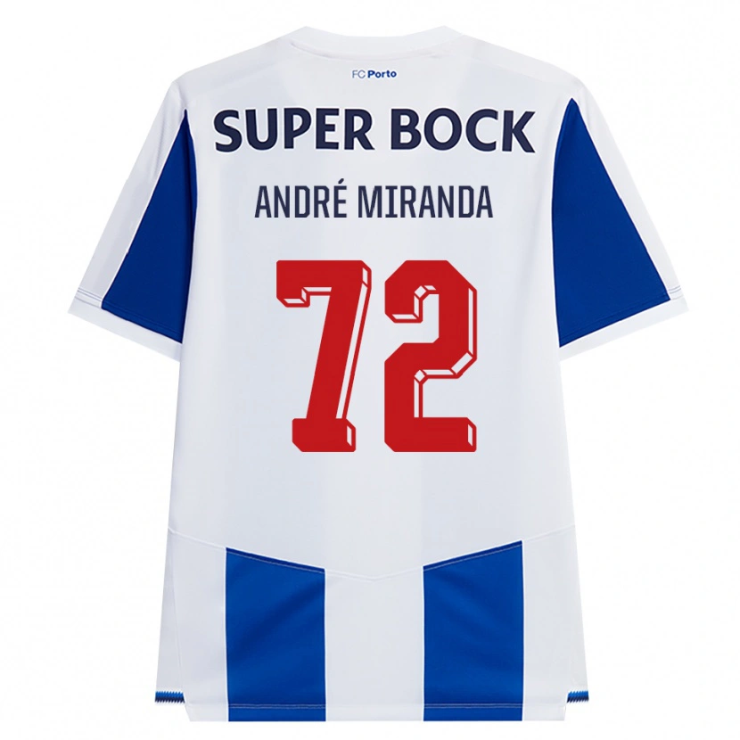 Danxen Damen André Miranda #72 Blau Weiß Rot Heimtrikot Trikot 2026/27 T-Shirt