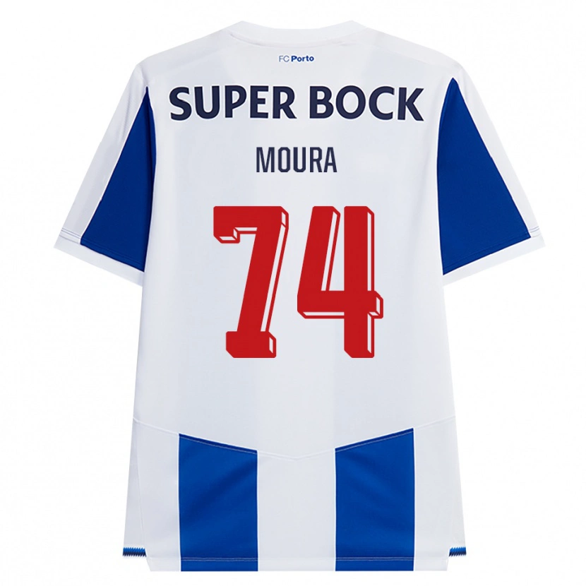 Danxen Damen Francisco Moura #74 Blau Weiß Rot Heimtrikot Trikot 2026/27 T-Shirt