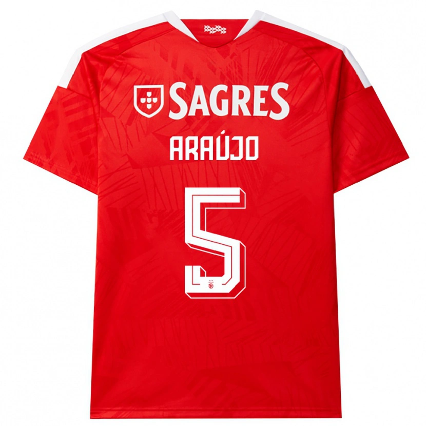 Danxen Damen Ismail Araújo #5 Rot Weiß Gelb Heimtrikot Trikot 2026/27 T-Shirt