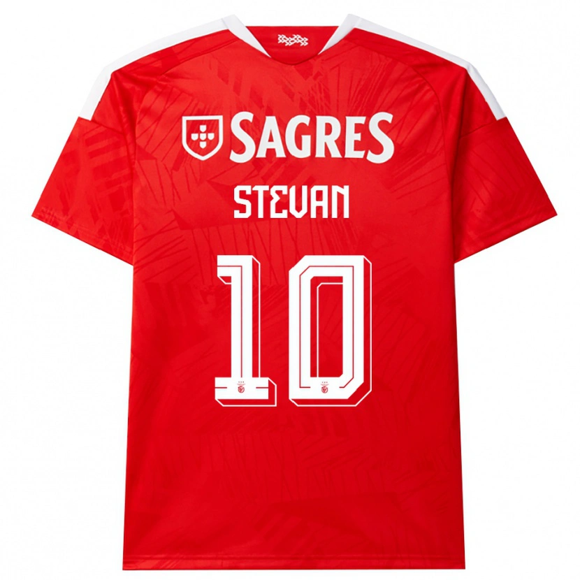 Danxen Damen Stevan Pedro Dores Manuel #10 Rot Weiß Gelb Heimtrikot Trikot 2026/27 T-Shirt