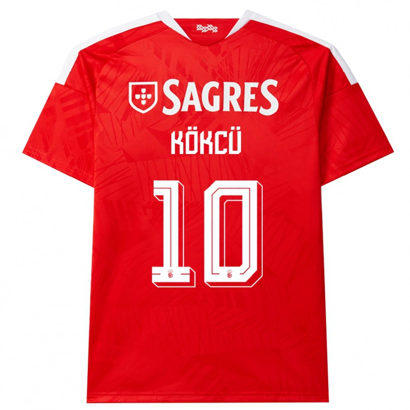 Danxen Damen Orkun Kokcu #10 Rot Weiß Gelb Heimtrikot Trikot 2026/27 T-Shirt