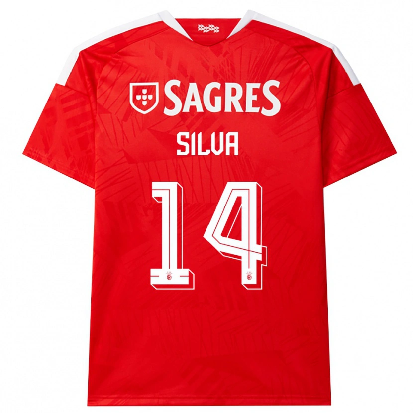 Danxen Damen Gonçalo Silva #14 Rot Weiß Gelb Heimtrikot Trikot 2026/27 T-Shirt
