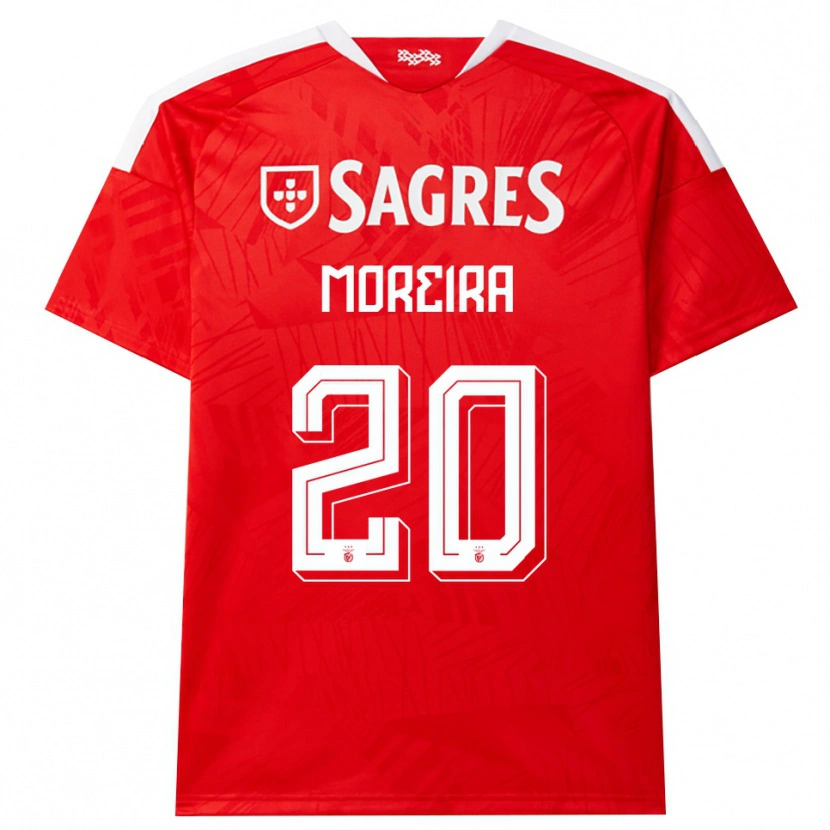Danxen Damen André Moreira #20 Rot Weiß Gelb Heimtrikot Trikot 2026/27 T-Shirt