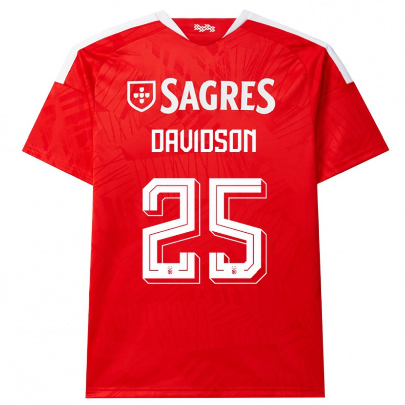 Danxen Damen Chandra Davidson #25 Rot Weiß Gelb Heimtrikot Trikot 2026/27 T-Shirt
