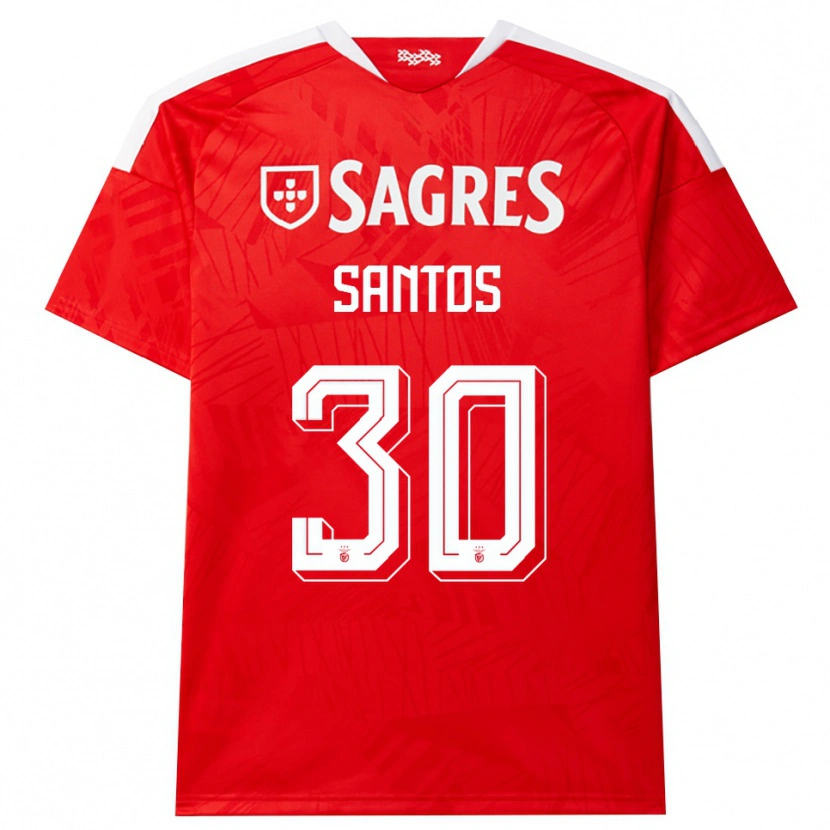 Danxen Damen Daniela Santos #30 Rot Weiß Gelb Heimtrikot Trikot 2026/27 T-Shirt