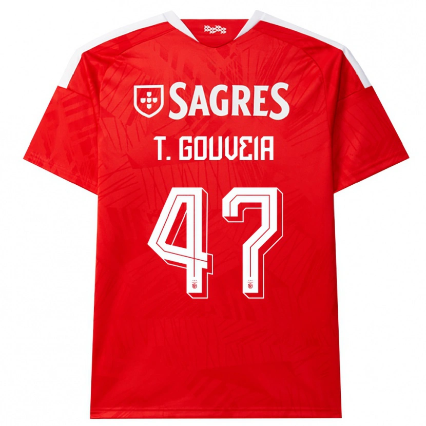Danxen Damen Tiago Gouveia #47 Rot Weiß Gelb Heimtrikot Trikot 2026/27 T-Shirt