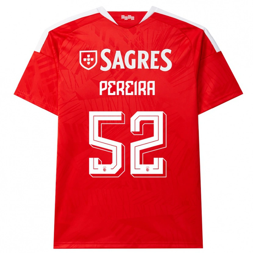 Danxen Damen Henrique Pereira #52 Rot Weiß Gelb Heimtrikot Trikot 2026/27 T-Shirt