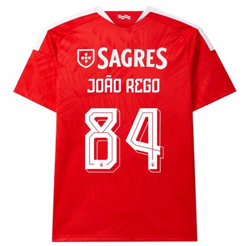 Danxen Damen João Rego #84 Rot Weiß Gelb Heimtrikot Trikot 2026/27 T-Shirt