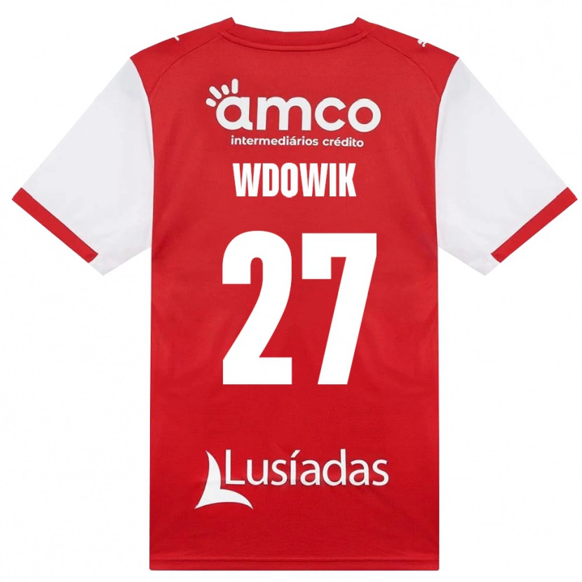 Danxen Damen Bartlomiej Wdowik #27 Weiß Rot Schwarz Heimtrikot Trikot 2026/27 T-Shirt