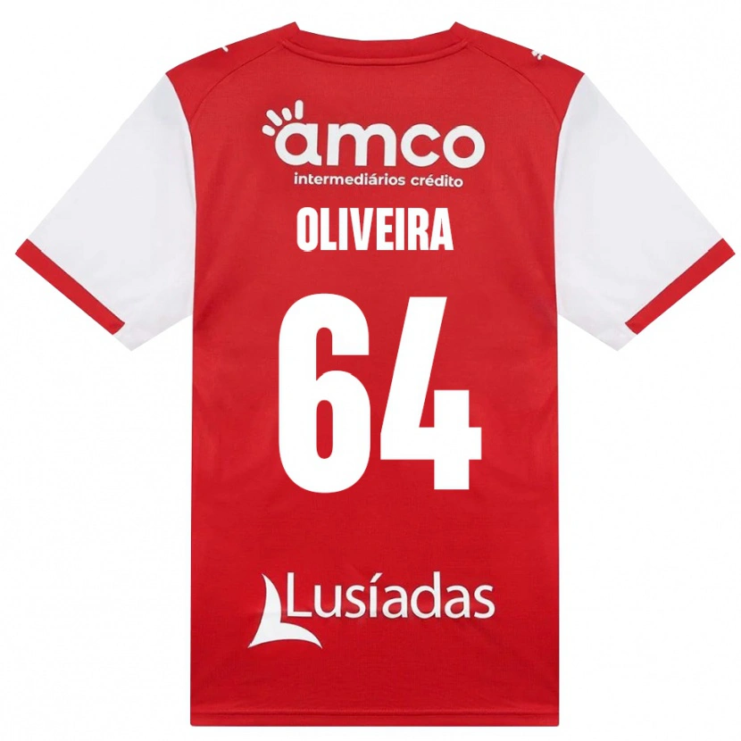 Danxen Damen Lucas Oliveira #64 Weiß Rot Schwarz Heimtrikot Trikot 2026/27 T-Shirt