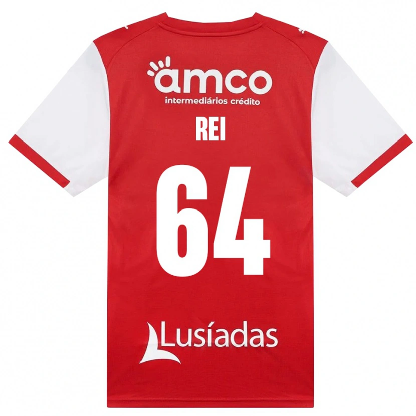 Danxen Damen Ricardo Rei #64 Weiß Rot Schwarz Heimtrikot Trikot 2026/27 T-Shirt