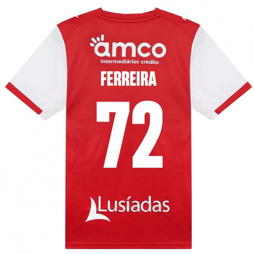 Danxen Damen André Ferreira #72 Weiß Rot Schwarz Heimtrikot Trikot 2026/27 T-Shirt