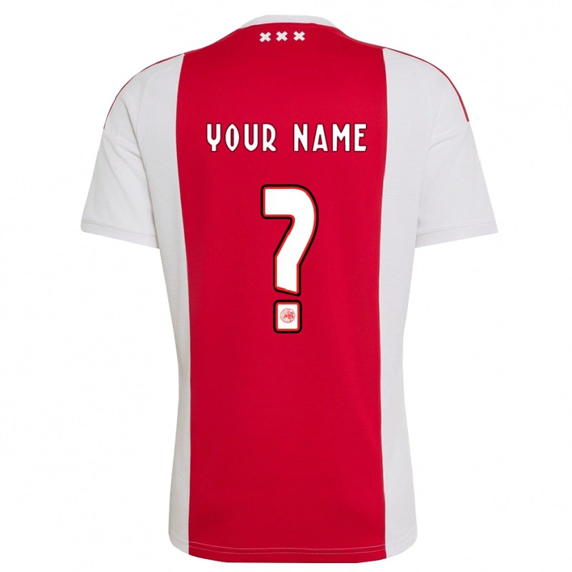Danxen Damen Ihren Namen #0 Rot Weiß Gelb Heimtrikot Trikot 2026/27 T-Shirt