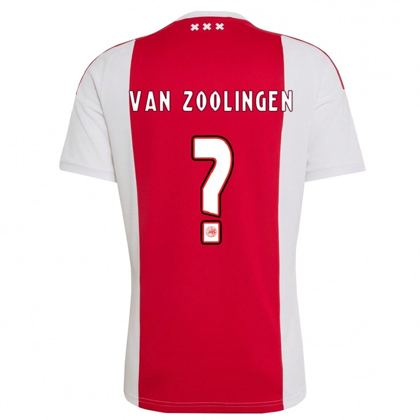Danxen Damen Glenn Van Zoolingen #0 Rot Weiß Gelb Heimtrikot Trikot 2026/27 T-Shirt