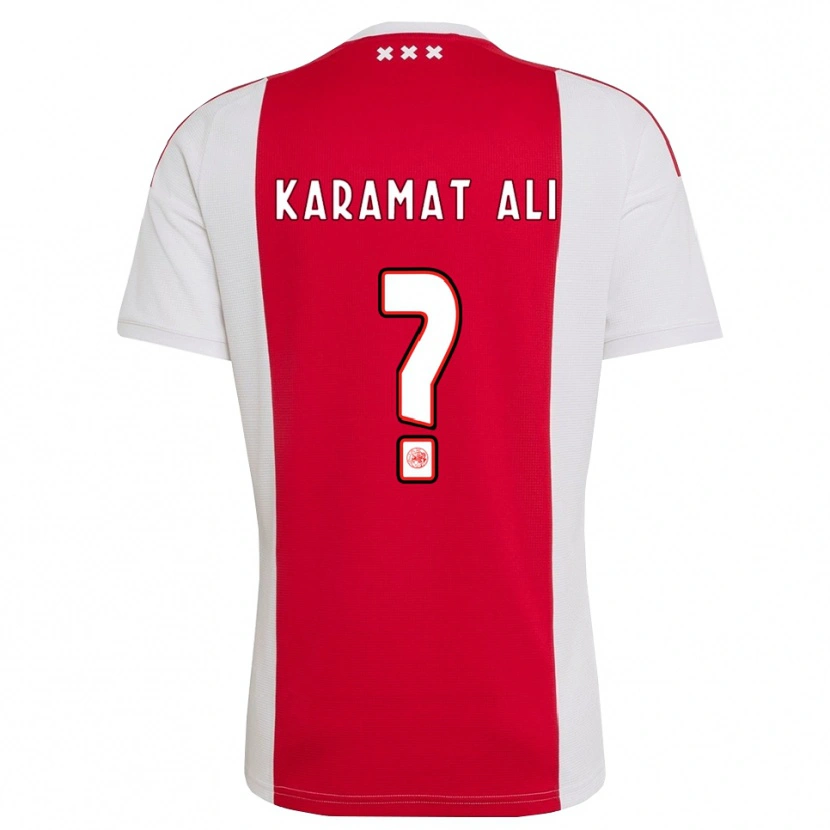 Danxen Damen Yaïr Karamat Ali #0 Rot Weiß Gelb Heimtrikot Trikot 2026/27 T-Shirt