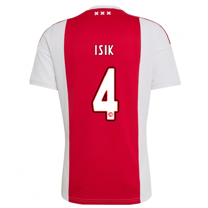 Danxen Damen Enes Işık #4 Rot Weiß Gelb Heimtrikot Trikot 2026/27 T-Shirt