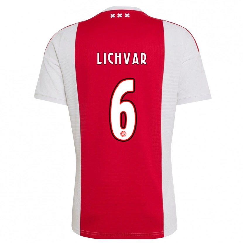 Danxen Damen Roman Lichvar #6 Rot Weiß Gelb Heimtrikot Trikot 2026/27 T-Shirt