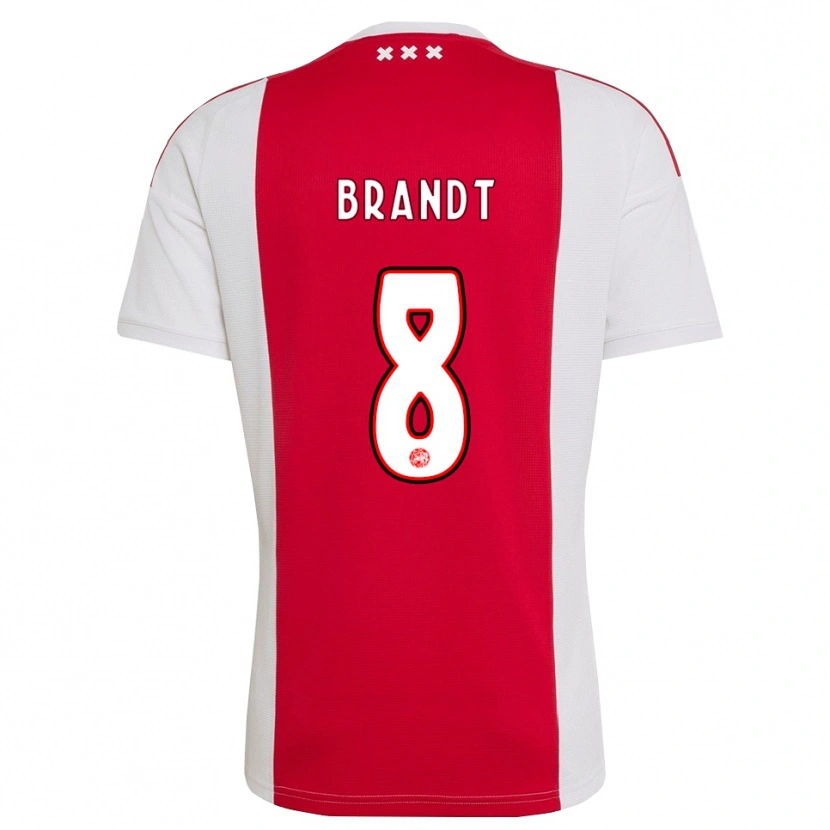 Danxen Damen Julian Brandt #8 Rot Weiß Gelb Heimtrikot Trikot 2026/27 T-Shirt
