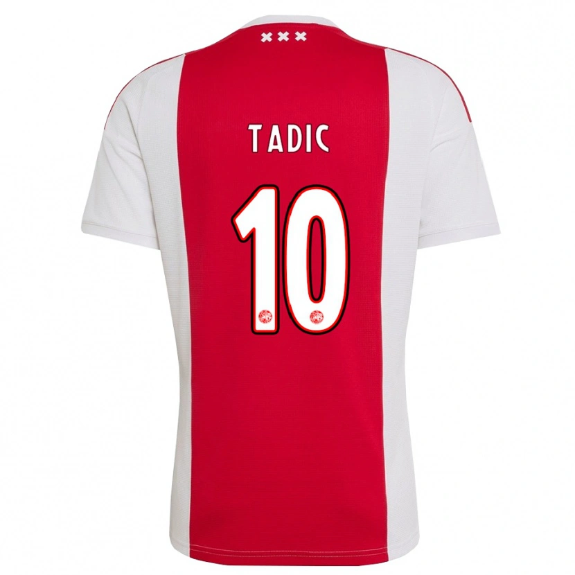 Danxen Damen Dusan Tadic #10 Rot Weiß Gelb Heimtrikot Trikot 2026/27 T-Shirt