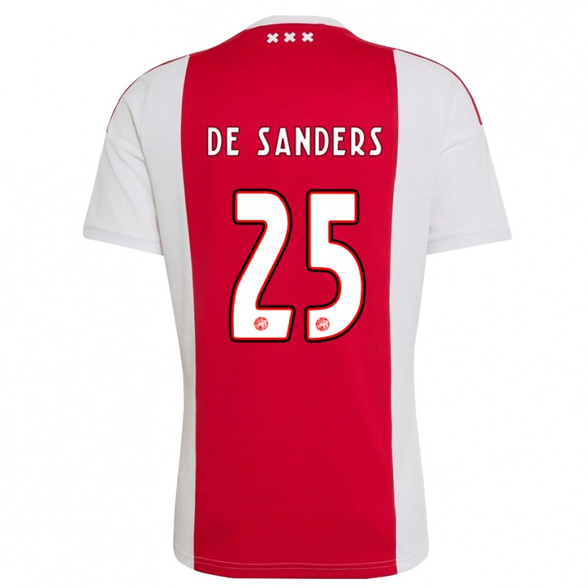 Danxen Damen Kay-Lee De Sanders #25 Rot Weiß Gelb Heimtrikot Trikot 2026/27 T-Shirt