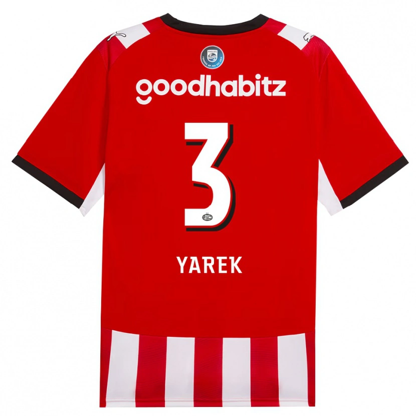 Danxen Damen Yarek Gasiorowski #3 Rot Weiß Schwarz Heimtrikot Trikot 2026/27 T-Shirt