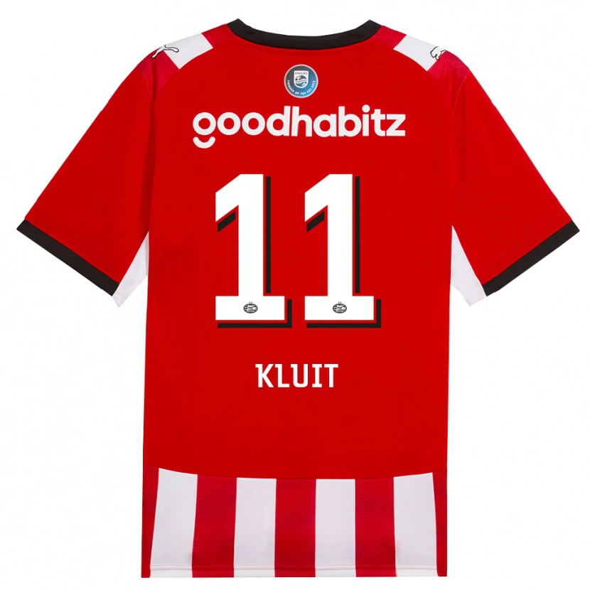Danxen Damen Fabio Kluit #11 Rot Weiß Schwarz Heimtrikot Trikot 2026/27 T-Shirt