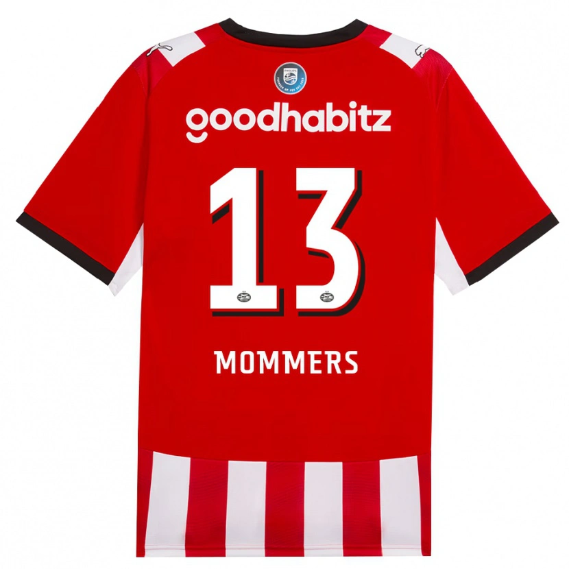 Danxen Damen Ryan Mommers #13 Rot Weiß Schwarz Heimtrikot Trikot 2026/27 T-Shirt