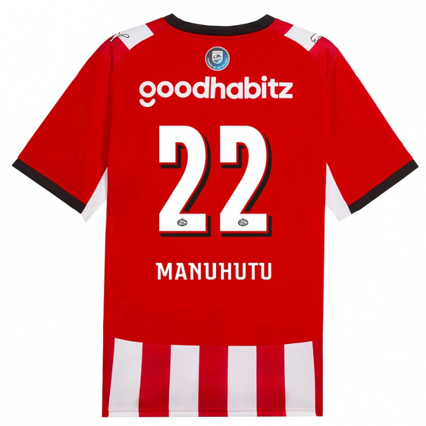 Danxen Damen Rivas Manuhutu #22 Rot Weiß Schwarz Heimtrikot Trikot 2026/27 T-Shirt