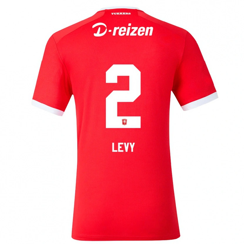 Danxen Damen Ofek Levy #2 Rot Weiß Heimtrikot Trikot 2026/27 T-Shirt