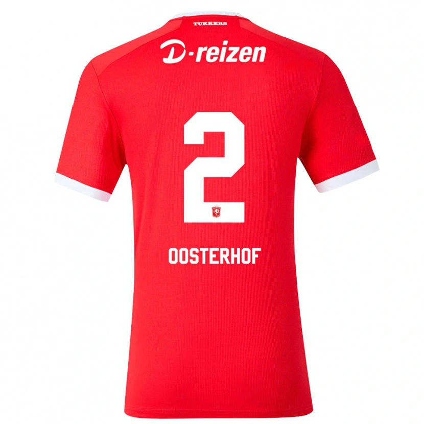 Danxen Damen Koen Oosterhof #2 Rot Weiß Heimtrikot Trikot 2026/27 T-Shirt