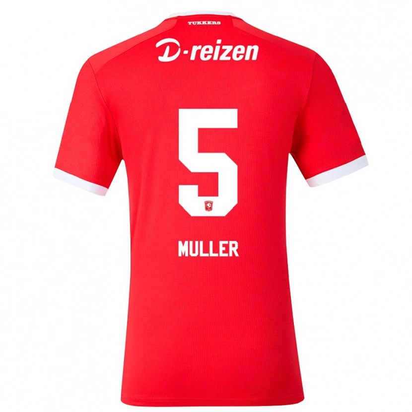 Danxen Damen Timothy Muller #5 Rot Weiß Heimtrikot Trikot 2026/27 T-Shirt
