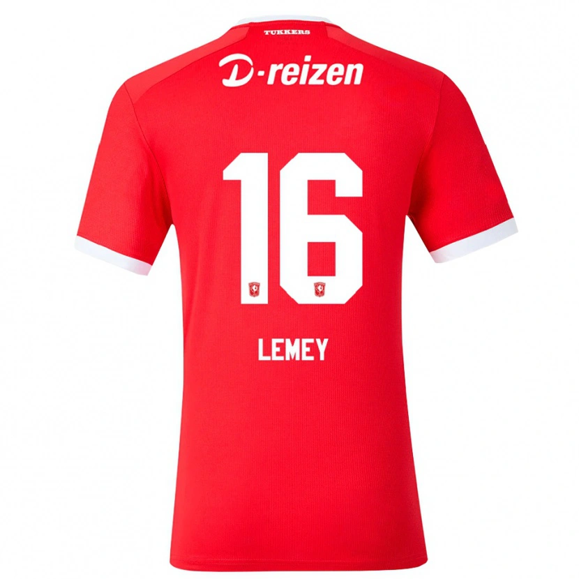 Danxen Damen Diede Lemey #16 Rot Weiß Heimtrikot Trikot 2026/27 T-Shirt