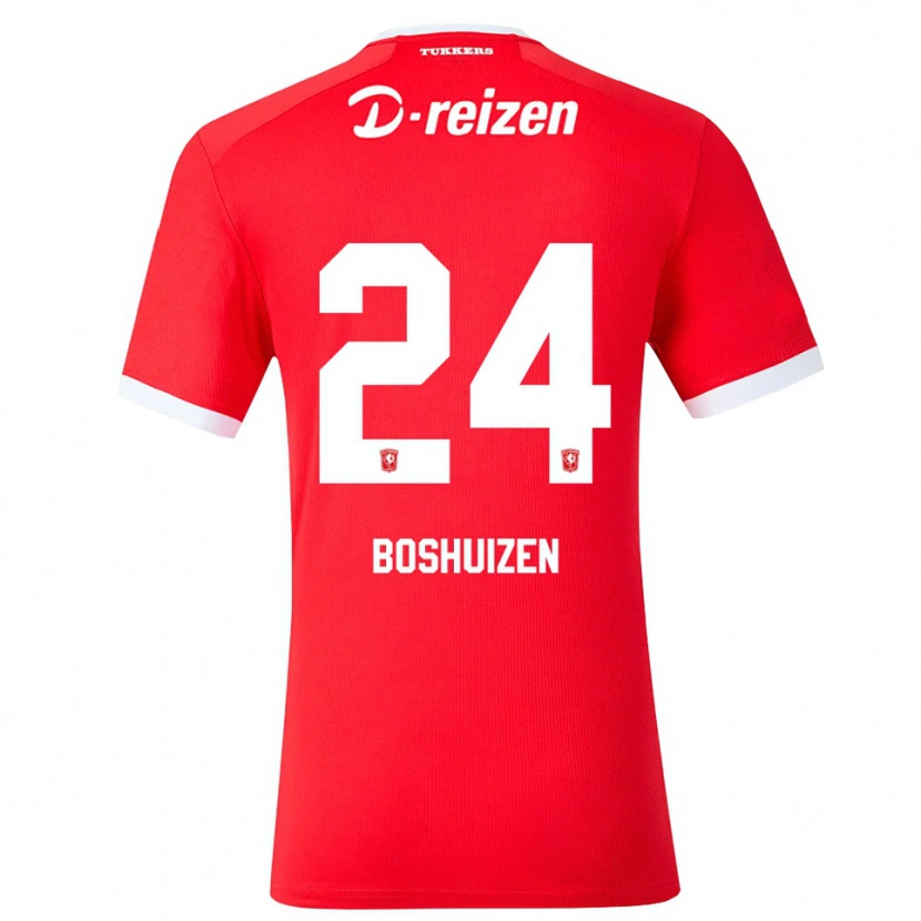 Danxen Damen Annouk Boshuizen #24 Rot Weiß Heimtrikot Trikot 2026/27 T-Shirt