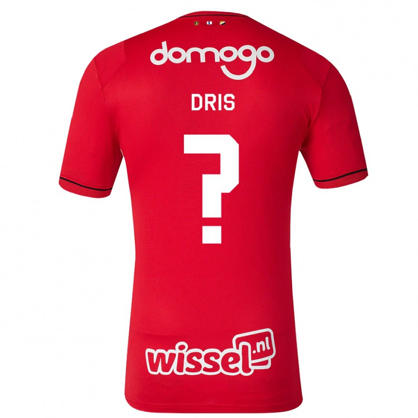Danxen Damen Sofiane Dris #0 Rot Weiß Schwarz Heimtrikot Trikot 2026/27 T-Shirt