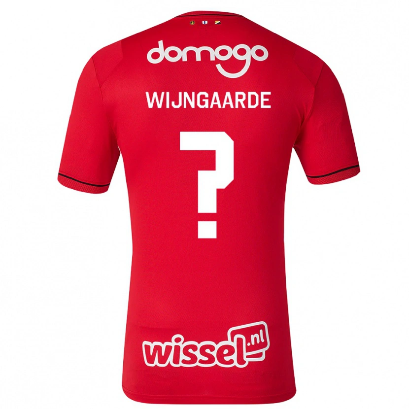 Danxen Damen Jahrnell Wijngaarde #0 Rot Weiß Schwarz Heimtrikot Trikot 2026/27 T-Shirt