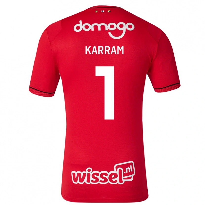 Danxen Damen Faris Karram #1 Rot Weiß Schwarz Heimtrikot Trikot 2026/27 T-Shirt