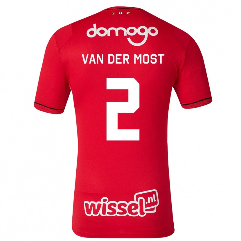 Danxen Damen Liza Van Der Most #2 Rot Weiß Schwarz Heimtrikot Trikot 2026/27 T-Shirt