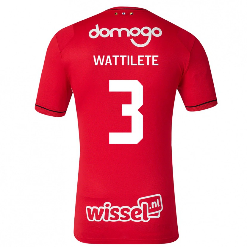 Danxen Damen Julia Wattilete #3 Rot Weiß Schwarz Heimtrikot Trikot 2026/27 T-Shirt