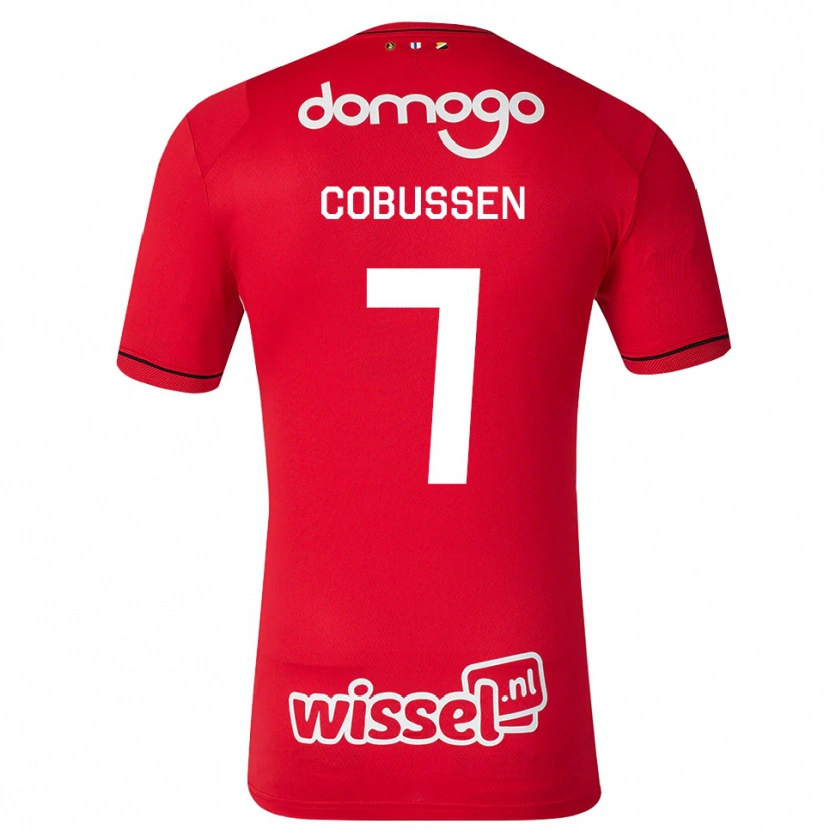 Danxen Damen Sophie Cobussen #7 Rot Weiß Schwarz Heimtrikot Trikot 2026/27 T-Shirt