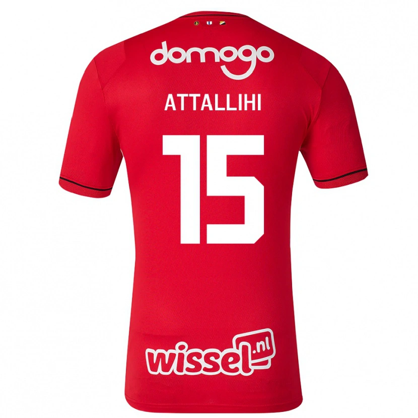 Danxen Damen Adam Attallihi #15 Rot Weiß Schwarz Heimtrikot Trikot 2026/27 T-Shirt