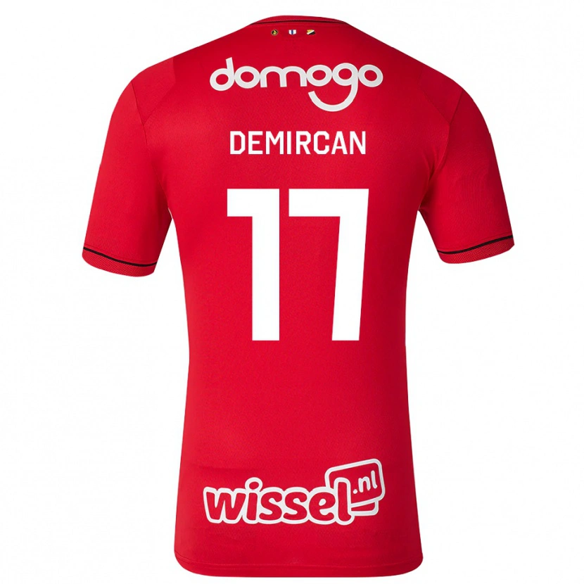 Danxen Damen Emirhan Demircan #17 Rot Weiß Schwarz Heimtrikot Trikot 2026/27 T-Shirt