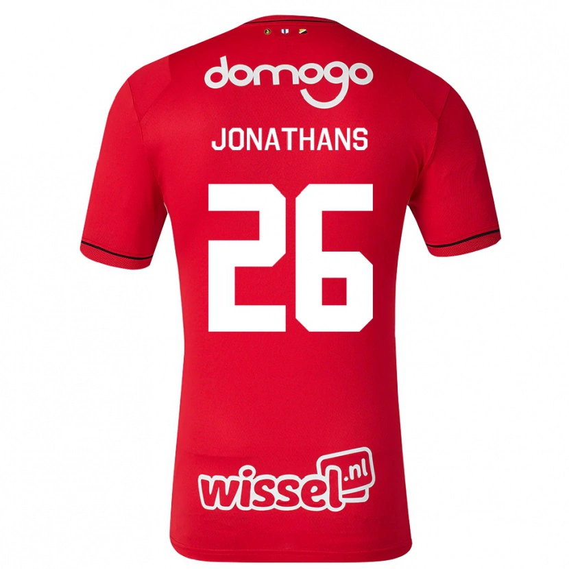 Danxen Damen Miliano Jonathans #26 Rot Weiß Schwarz Heimtrikot Trikot 2026/27 T-Shirt